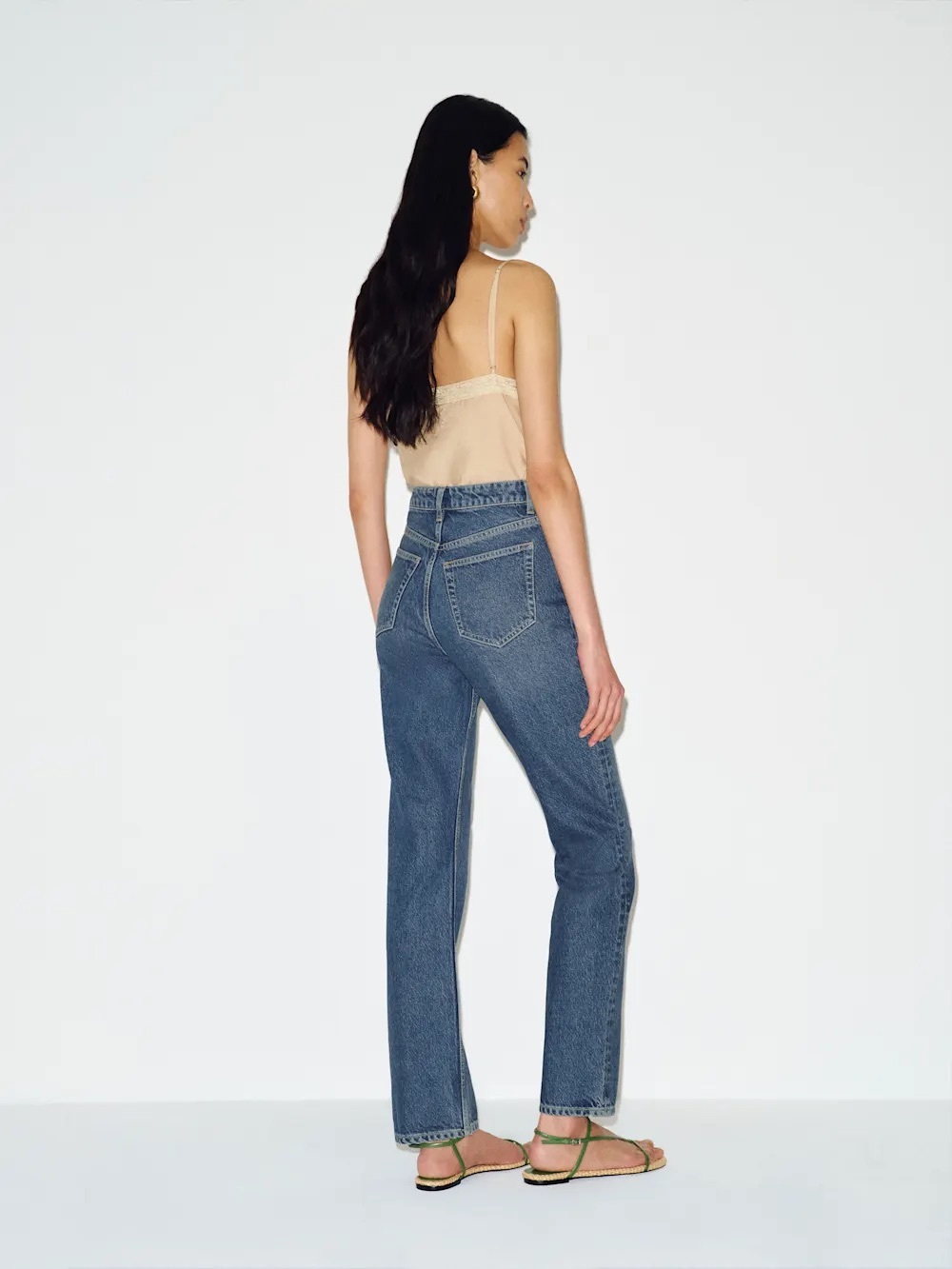 Reformation Cynthia High Rise Straight Jeans Size 28 Reg - Picture 2 of 7